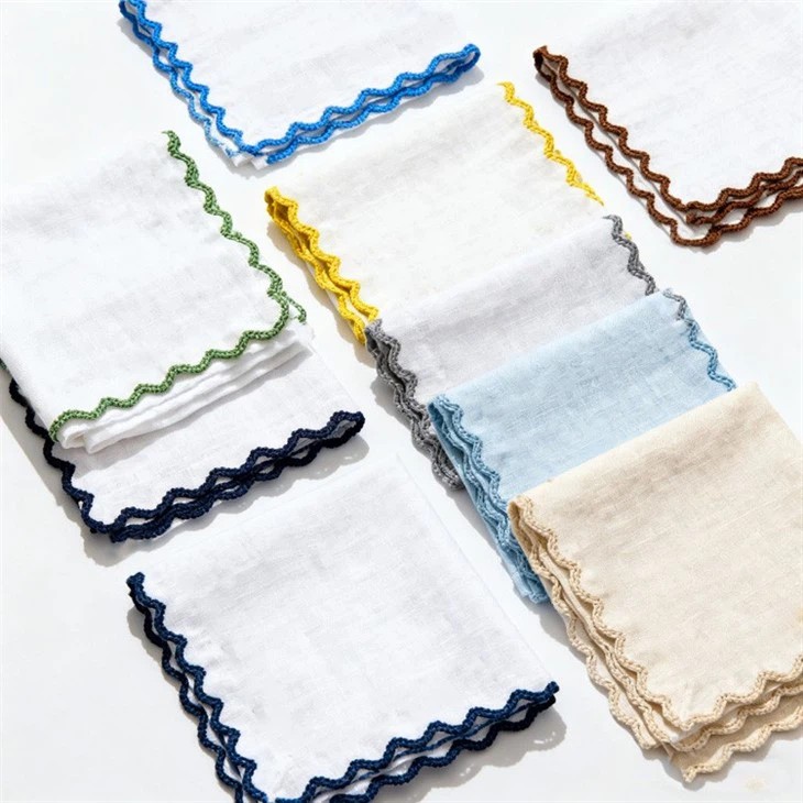 Custom Linen Embroidered Napkins factory